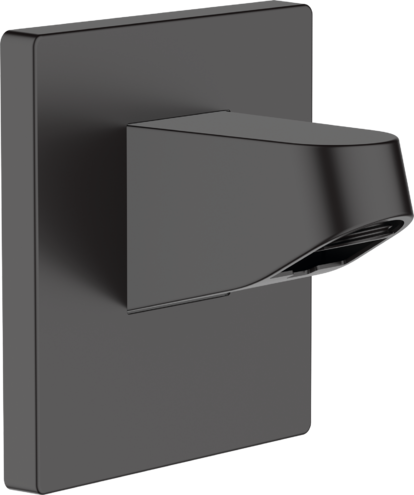 Купить купить душевой кронштейн 105 настенный, pulsify hansgrohe, 24139670 цвет: черный