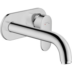 Смеситель для раковины скрытого монтажа, настенный, Vernis Blend Hansgrohe, 71576000 цвет: хром