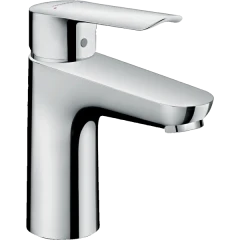 Смеситель для раковины со сливным гарнитуром, со сливным гарнитуром, Logis E Hansgrohe, 71161000 цвет: хром