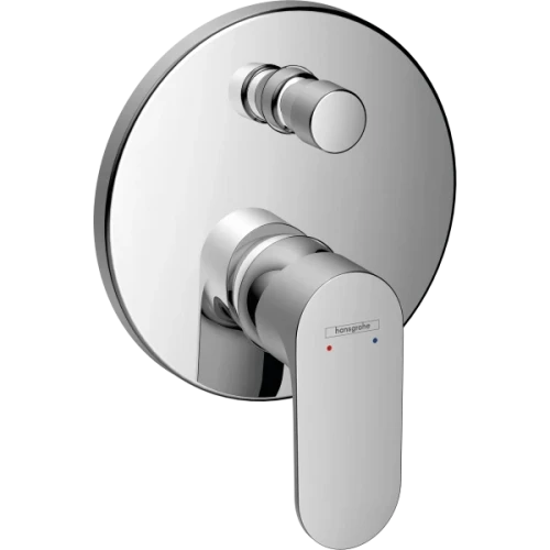 Купить купить смеситель для ванны скрытого монтажа, rebris hansgrohe, 72466000 цвет: хром