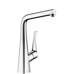 Смеситель для кухни, для установки перед окном, Metris M71 Hansgrohe, 14823000 цвет: хром