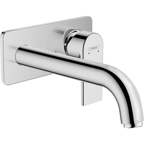 Купить купить смеситель для раковины скрытого монтажа, настенный, vernis shape hansgrohe, 71578000 цвет: хром