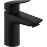 Купить купить смеситель для раковины со сливным клапаном push-open со сливным клапаном push-open, hansgrohe logis hansgrohe, 71107670 цвет: черный