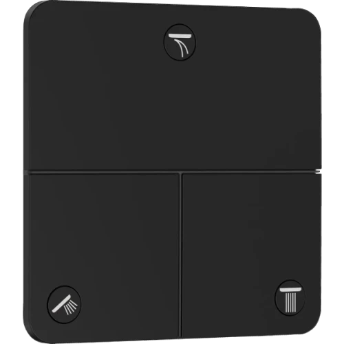 Купить купить переключатель потоков q, showerselect comfort hansgrohe, 15587670 цвет: черный