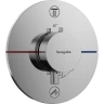 Купить купить термостатический смеситель s для скрытого монтажа на 2 функции, showerselect comfort hansgrohe, 15554000 цвет: хром