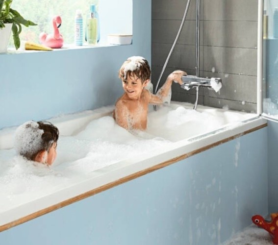 Купить купить душевая система с термостатом для ванны, croma e hansgrohe, 27687000 цвет: хром