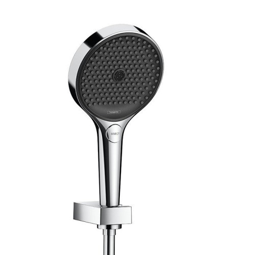 Купить купить душевой набор с держателем и шлангом 125см, rainfinity hansgrohe, 26852000 цвет: хром