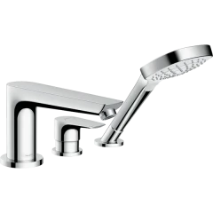 Смеситель для ванны на 3 отверстия, Talis E Hansgrohe, 71731000 цвет: хром