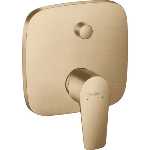 Купить купить смеситель для ванны скрытого монтажа, talis e hansgrohe, 71745140 цвет: бронза