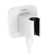 Шланговое подключение Q с держателем для душа, FixFit Q Hansgrohe, 26887700 цвет: белый