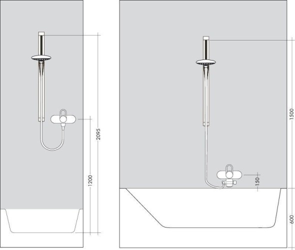 Купить купить душевой гарнитур multi со штангой 65см, crometta 85 hansgrohe, 27767000 цвет: хром