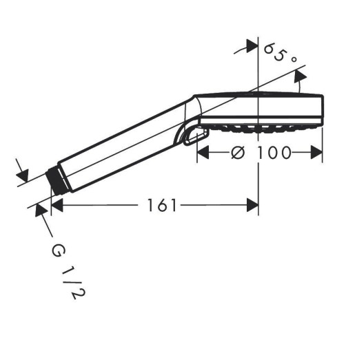 Купить купить ручной душ vario green, crometta hansgrohe, 26336400 цвет: хром
