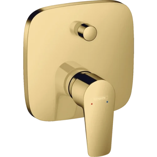 Купить купить смеситель для ванны скрытого монтажа, talis e hansgrohe, 71745990 цвет: золото