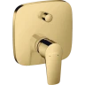Купить купить смеситель для ванны скрытого монтажа, talis e hansgrohe, 71745990 цвет: золото