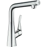 Купить купить смеситель для кухни, с вытяжным изливом, eco, metris select m71 hansgrohe, 14785000 цвет: хром