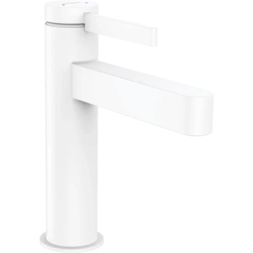 Купить купить смеситель для раковины со сливным клапаном push-open, finoris hansgrohe, 76023700 цвет: белый