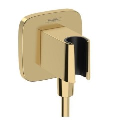 Шланговое подключение Q с держателем для душа, FixFit Q Hansgrohe, 26887990 цвет: золото