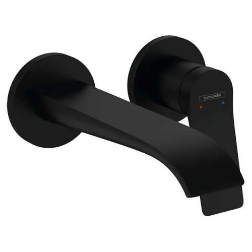 Купить купить смеситель для раковины скрытого монтажа, настенный, vivenis hansgrohe, 75050670 цвет: черный