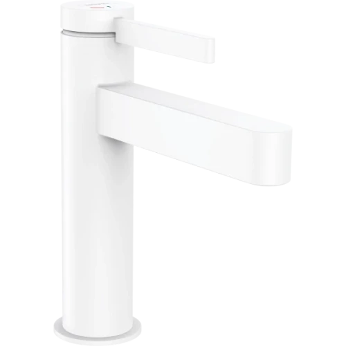 Купить купить смеситель для раковины со сливным клапаном push-open, finoris hansgrohe, 76024700 цвет: белый