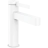 Купить купить смеситель для раковины со сливным клапаном push-open, finoris hansgrohe, 76024700 цвет: белый
