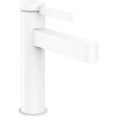 Смеситель для раковины со сливным клапаном Push-Open, Finoris Hansgrohe, 76024700 цвет: белый