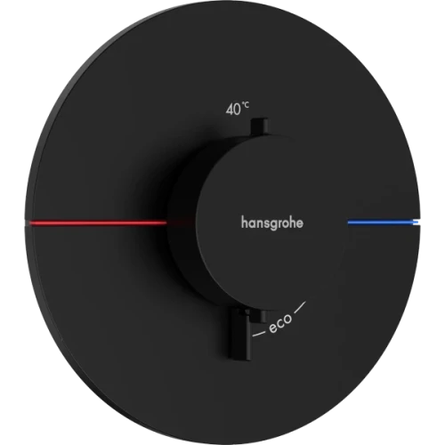 Купить купить термостатический смеситель s для скрытого монтажа, showerselect comfort hansgrohe, 15559670 цвет: черный
