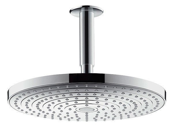 Купить купить верхний душ с потолочным кронштейном, raindance select s hansgrohe, 27337000 цвет: хром