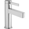 Купить купить смеситель для раковины со сливным клапаном push-open, finoris hansgrohe, 76010000 цвет: хром