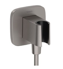 Шланговое подключение Q с держателем для душа, FixFit Q Hansgrohe, 26887340 цвет: серый