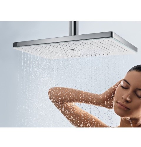 Купить купить верхний душ с потолочным кронштейном скрытого монтажа, rainmaker select hansgrohe, 24002400 цвет: хром