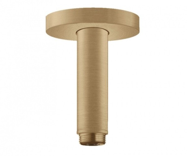 Купить купить душевой кронштейн s потолочный 100 мм, rainfinity hansgrohe, 27393140 цвет: бронза