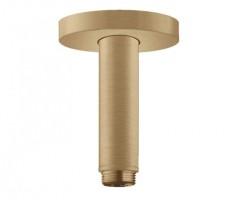 Душевой кронштейн S потолочный 100 мм, Rainfinity Hansgrohe, 27393140 цвет: бронза