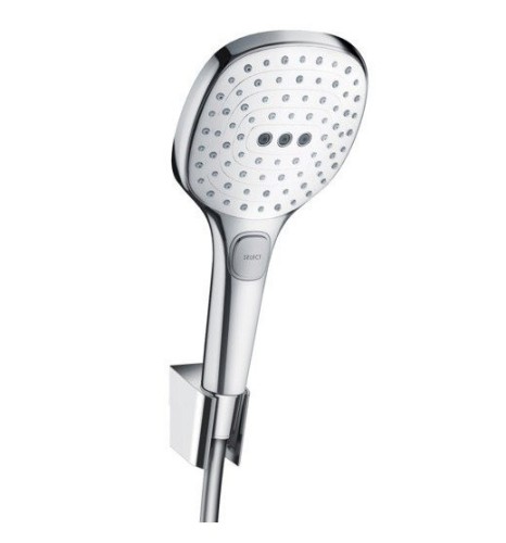 Купить купить душевой набор с держателем и шлангом 160см, raindance select e hansgrohe, 26720400 цвет: хром
