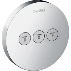 Переключатель потоков для душа на 3 потребителя, ShowerSelect S Hansgrohe, 15745000 цвет: хром