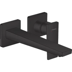 Смеситель для раковины скрытого монтажа, настенный, Hansgrohe, 32526670 цвет: черный