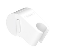 Держатель ручного душа с креплением на штангу и регулировкой высоты, WallStoris Hansgrohe, 27917700 цвет: белый