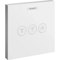 Переключатель потоков для душа на 3 потребителя, ShowerSelect Hansgrohe, 15764700 цвет: белый