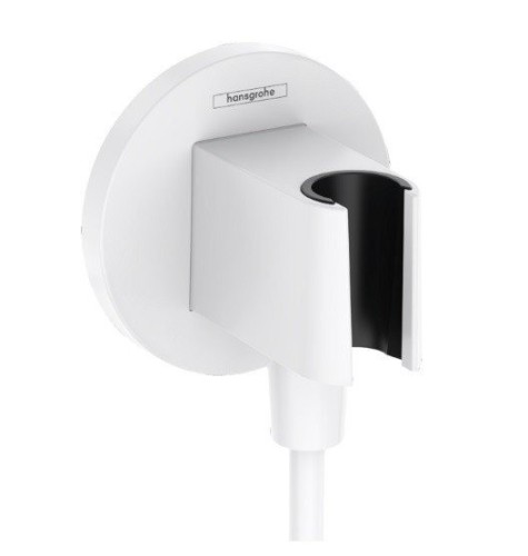 Купить купить шланговое подключение s с держателем для душа, fixfit s hansgrohe, 26888700 цвет: белый
