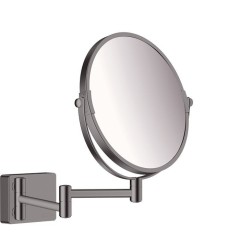 Косметическое зеркало d200 мм, AddStoris Hansgrohe, 41791340 цвет: черный