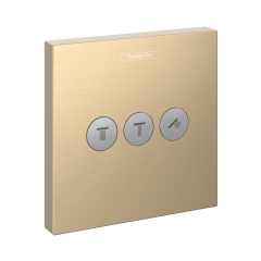 Переключатель потоков для душа на 3 потребителя, ShowerSelect Hansgrohe, 15764140 цвет: бронза