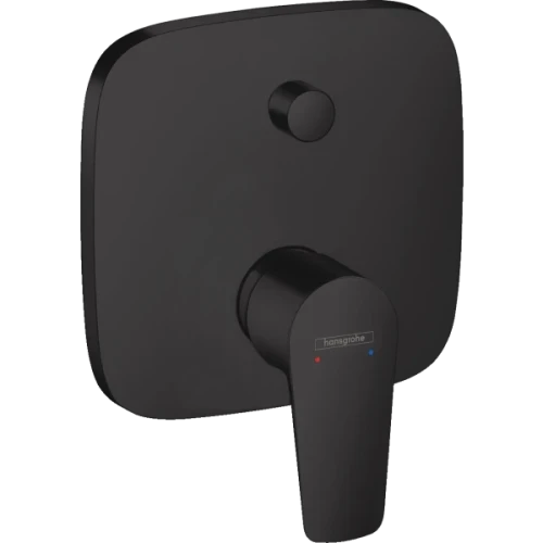 Купить купить смеситель для ванны скрытого монтажа, talis e hansgrohe, 71745670 цвет: черный