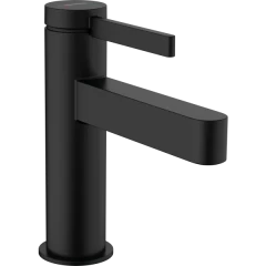 Смеситель для раковины со сливным клапаном Push-Open, Finoris Hansgrohe, 76010670 цвет: черный