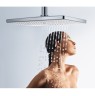 Купить купить верхний душ с потолочным кронштейном скрытого монтажа, rainmaker select hansgrohe, 24012400 цвет: хром