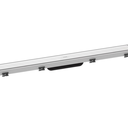 Купить купить внешняя часть трапа для душа match, 70 см, с регулировкой по высоте, raindrain match hansgrohe, 56037450 цвет: белый