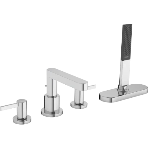 Купить купить смеситель для ванны на 4 отверстия, finoris hansgrohe, 76444000 цвет: хром