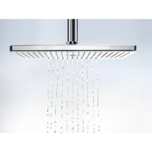 Купить купить верхний душ с потолочным кронштейном скрытого монтажа, rainmaker select hansgrohe, 24014400 цвет: хром