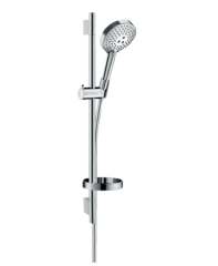 Душевой гарнитур PowderRain со штангой 65см и мыльницей, Raindance Select S Hansgrohe, 27654000 цвет: хром