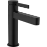 Купить купить смеситель для раковины со сливным клапаном push-open, finoris hansgrohe, 76024670 цвет: черный