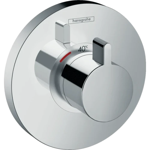 Купить купить термостатический смеситель для душа highflow скрытого монтажа, showerselect s hansgrohe, 15741000 цвет: хром