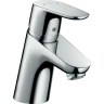 Купить купить смеситель для раковины со сливным клапаном push-open, focus hansgrohe, 31604000 цвет: хром